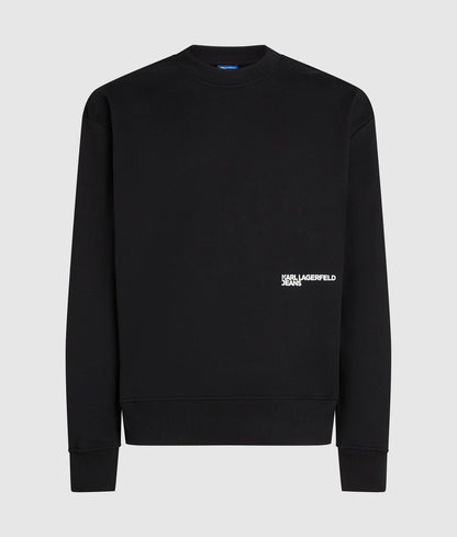 Felpa Karl Lagerfeld Jeans girocollo "Karlism" uomo