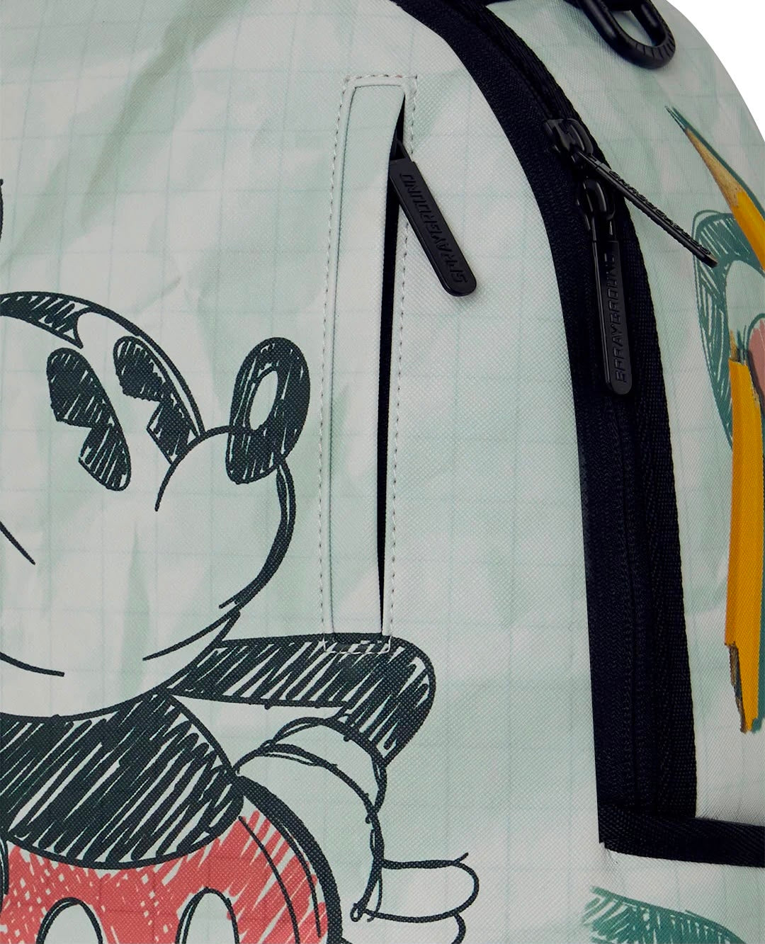 Zaino Sprayground bianco DISNEY OLD SCHOOL MICKEY SKETCH BACKPACK