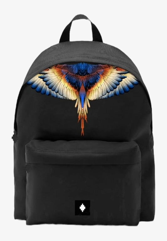 Zaino Marcelo Burlon in nylon wings colorfull