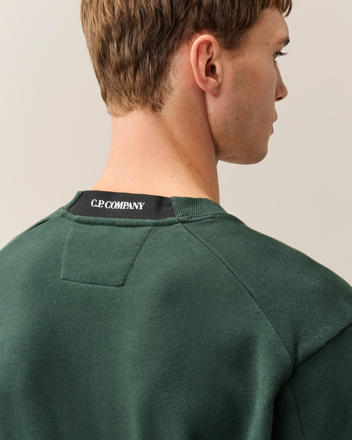 Felpa C.P. Company girocollo "Diagonal Raised" uomo
