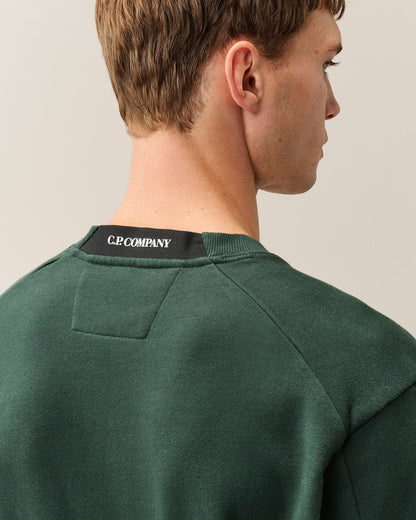 Felpa C.P. Company girocollo "Diagonal Raised" uomo