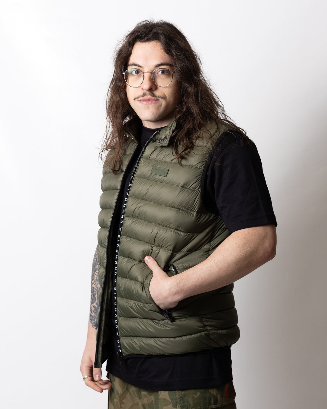 Gilet Richmond X logato uomo
