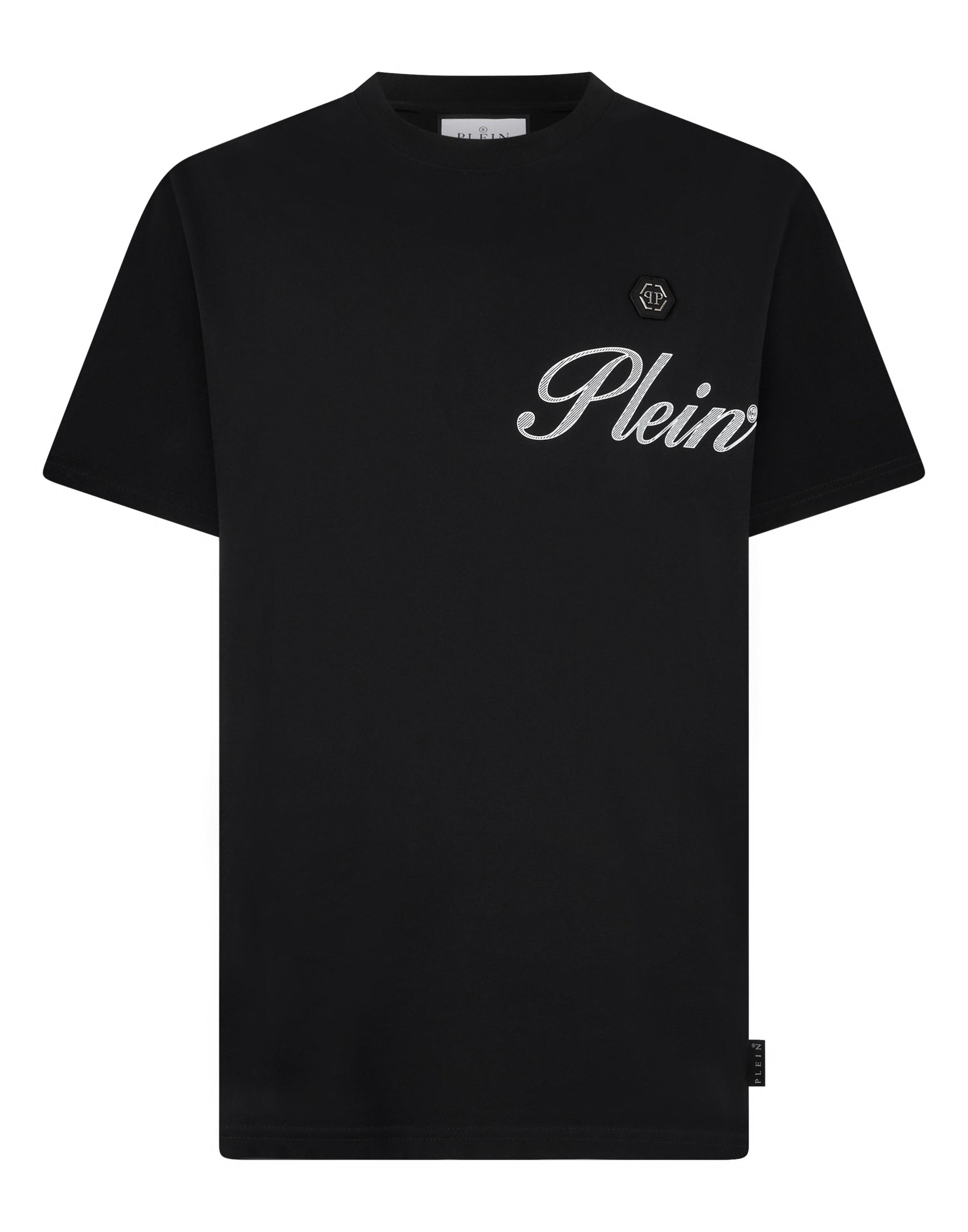 T-Shirt Philipp Plein con logo signature e applicazione