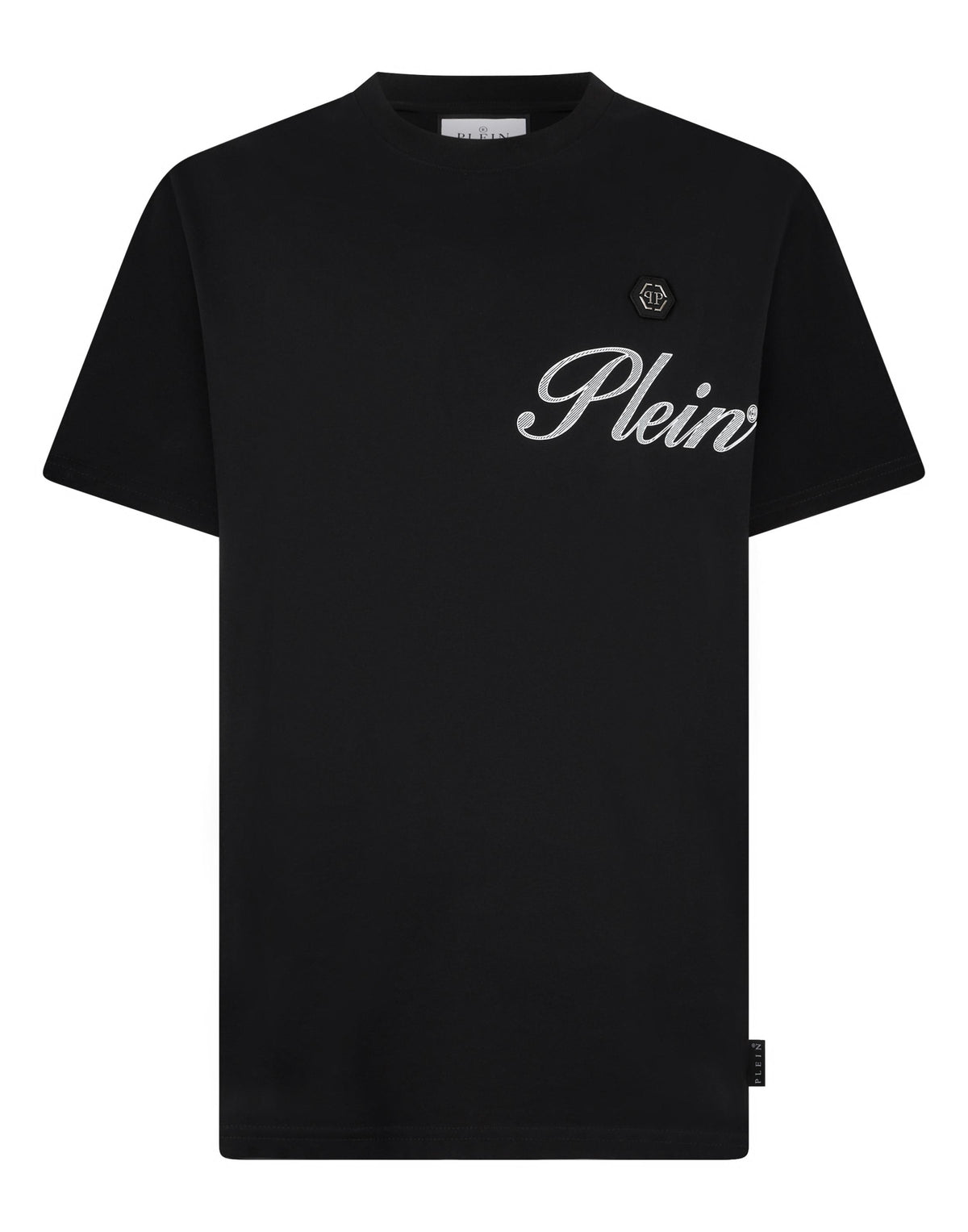 T-Shirt Philipp Plein con logo signature e applicazione
