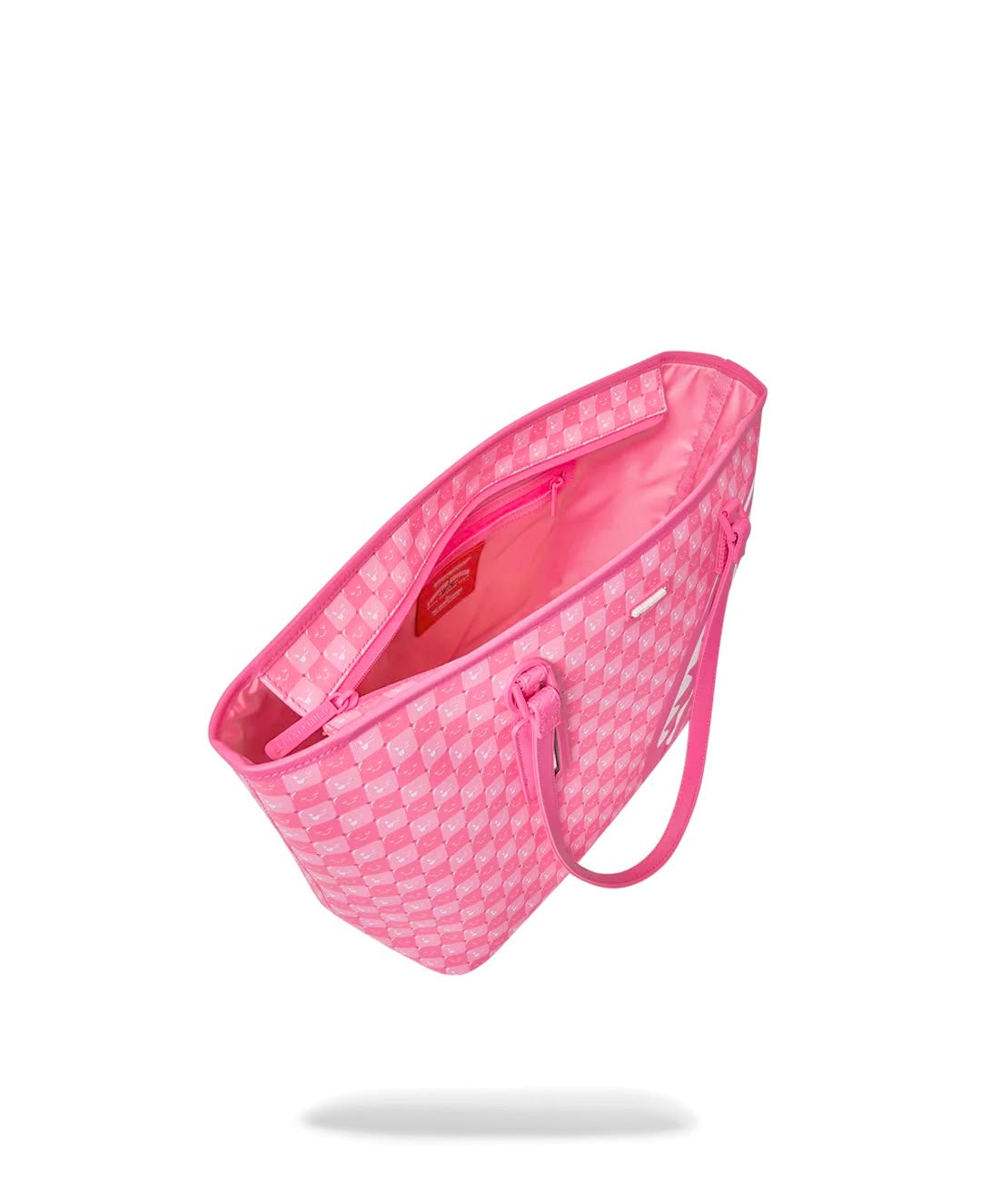Borsa Sprayground fucsia PINK NEW CHECK FACES TOTE