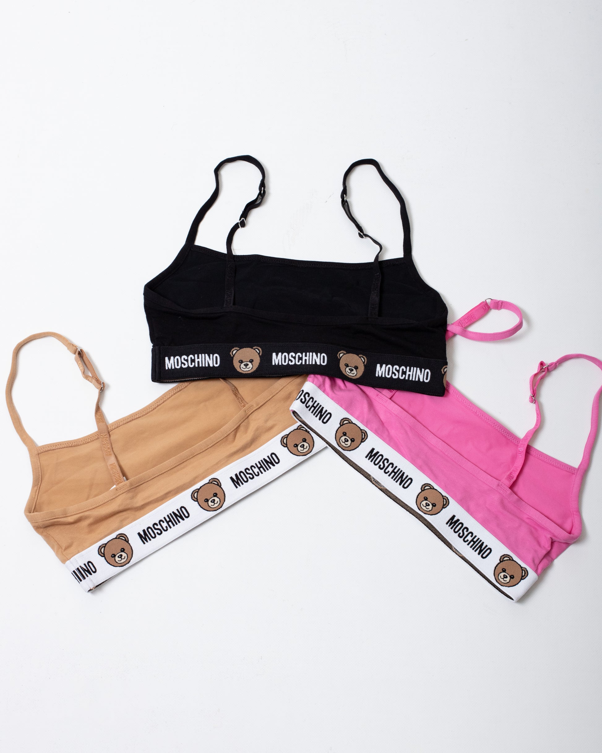 Reggiseno Moschino Underwear tri-pack multicolor donna