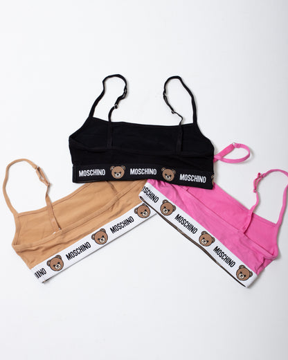 Reggiseno Moschino Underwear tri-pack multicolor donna