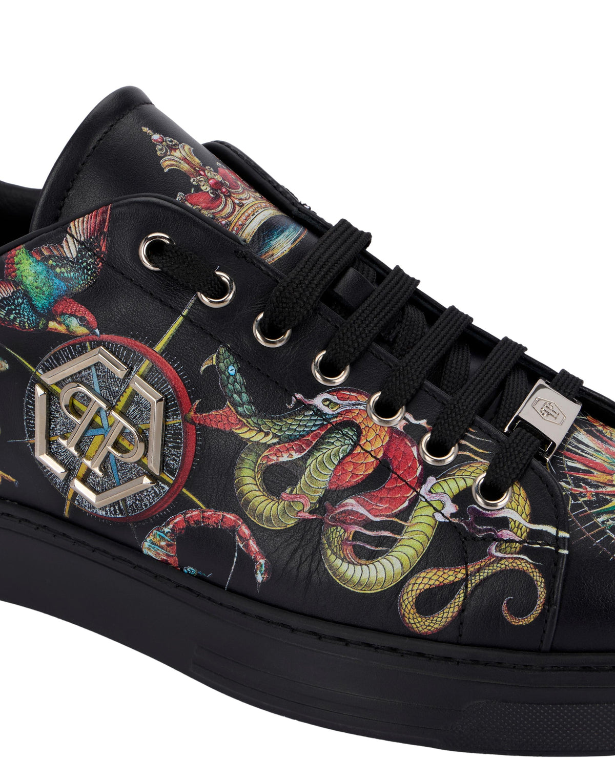 Sneakers Philipp Plein printed low-top stampata allover uomo
