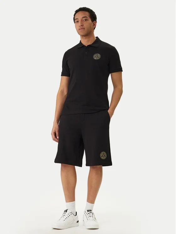 Polo Versace Jeans Couture con patch "V EMBLEM  " uomo
