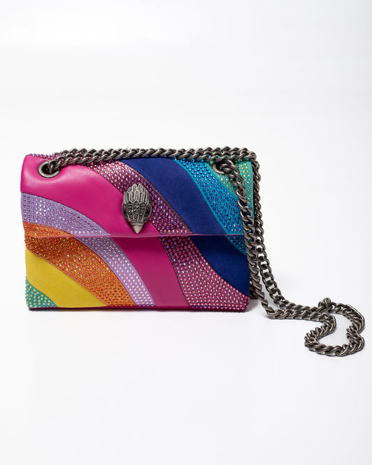 Borsa Kurt Geiger "Mini Kensington Multicolor" donna