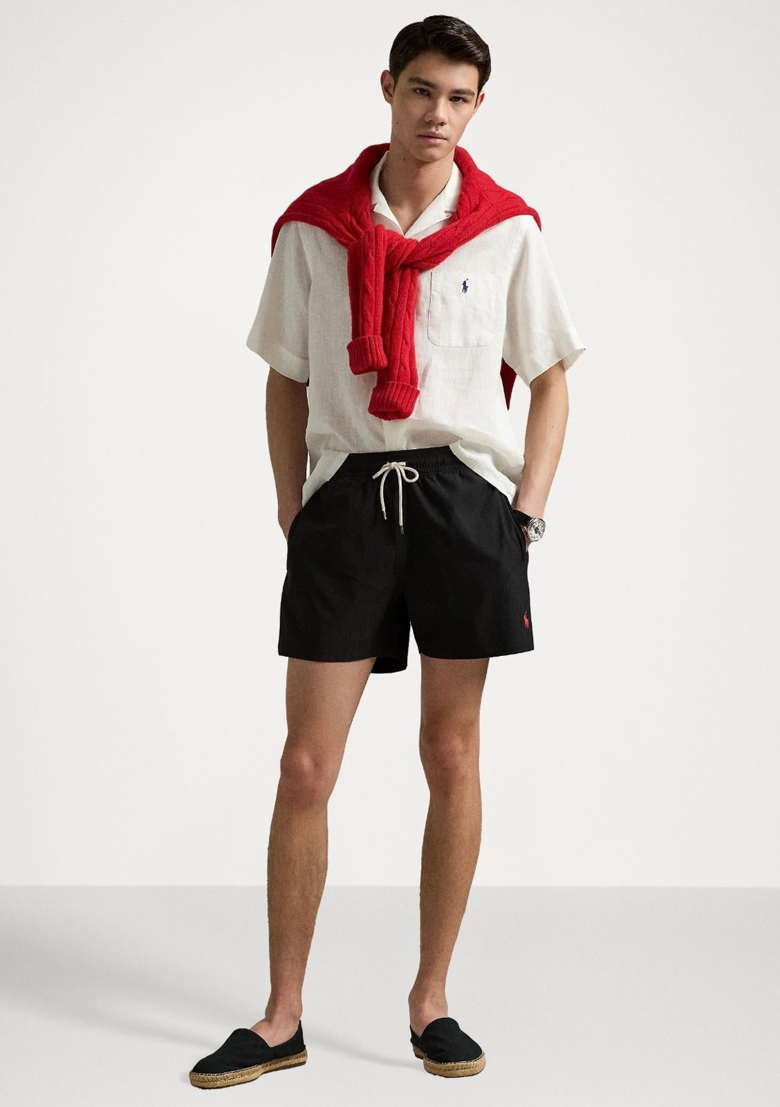 Boxer mare Polo Ralph Lauren basic con ricamo uomo