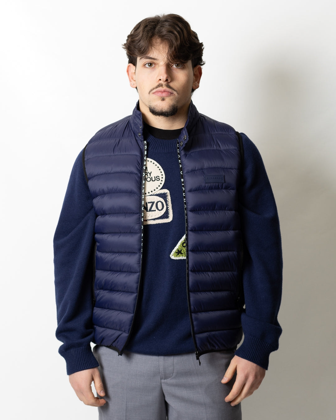 Gilet Richmond X logato uomo
