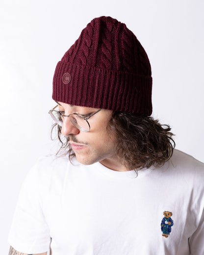 Cappello Colmar in misto lana con motivi intrecciati