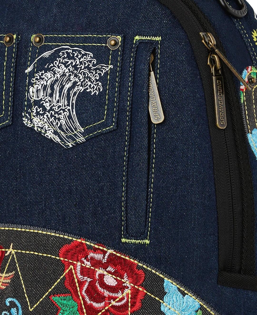 Zaino Sprayground denim "EVISU STYLE BACKPACK"