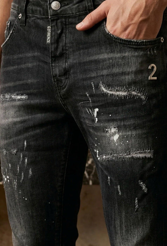 Jeans G2Firenze slim "Darkness" uomo