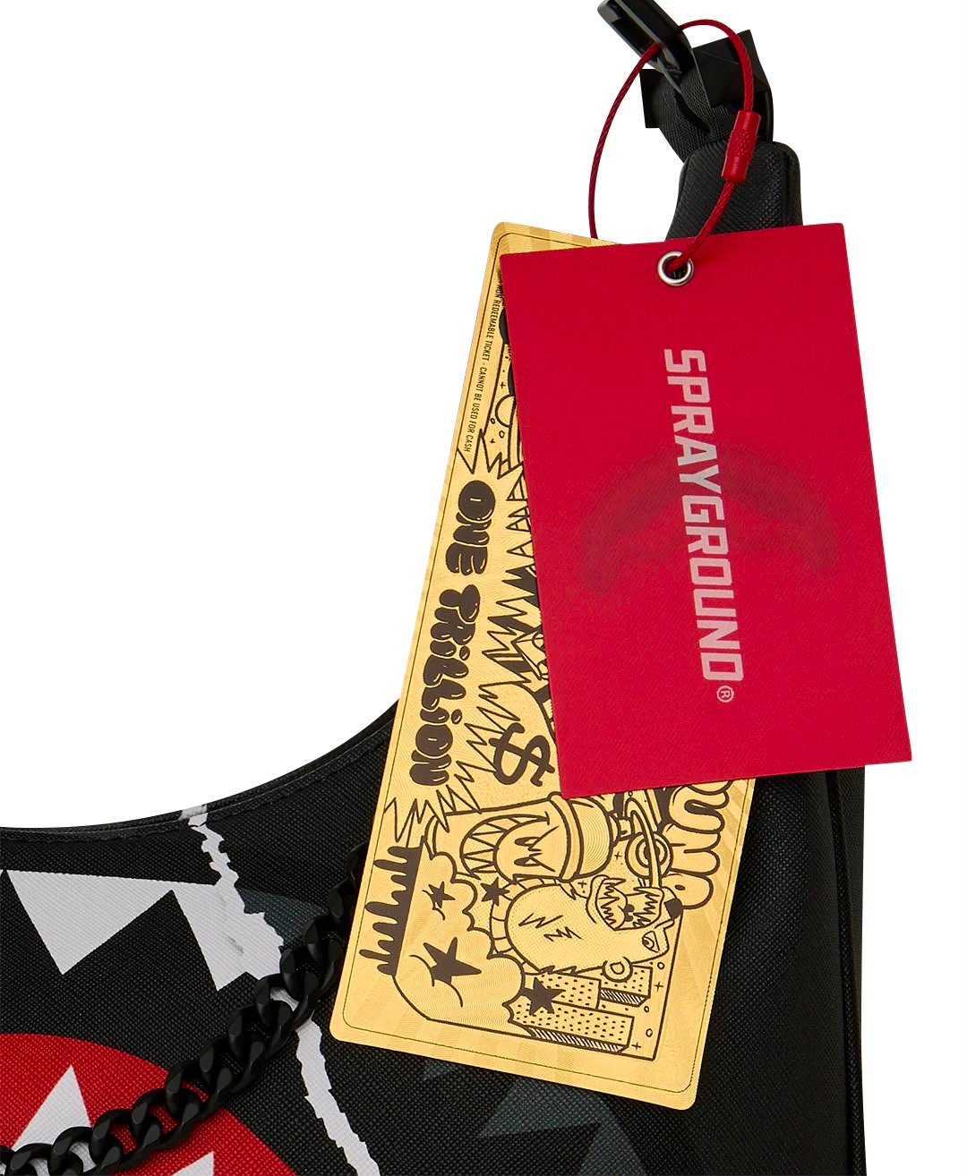 Borsa a tracolla Sprayground "CENTER RIP REVEALING GRAY CHECK HANDBAG"