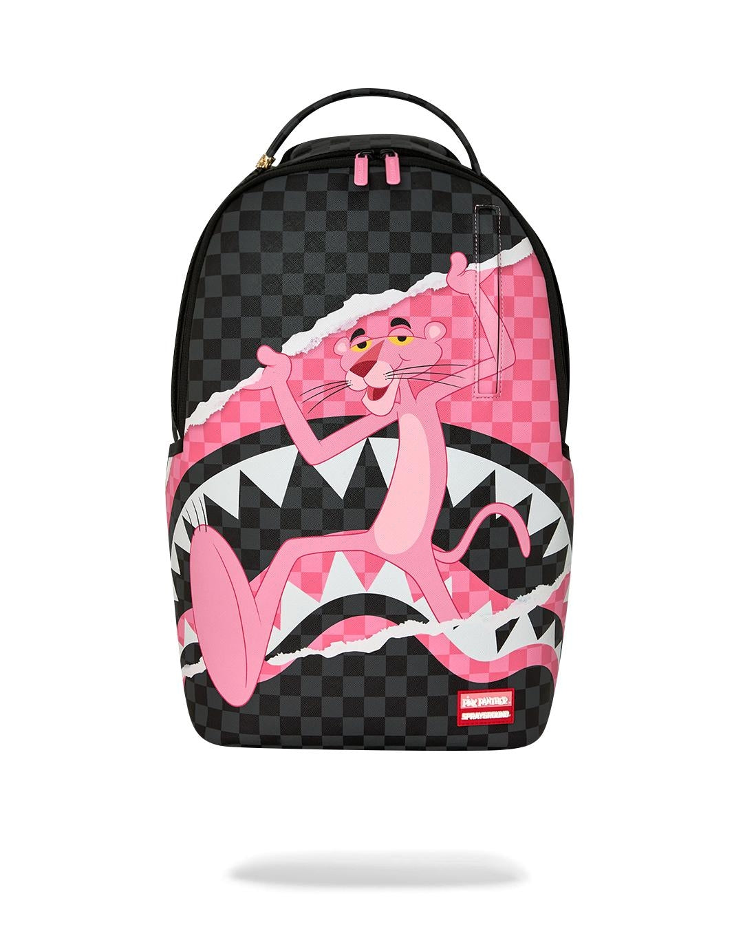 Zaino Sprayground nero PINK PANTHER ON THE RUN BACKPACK 