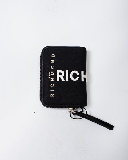 Portafogli John Richmond in ecopelle con logo patch