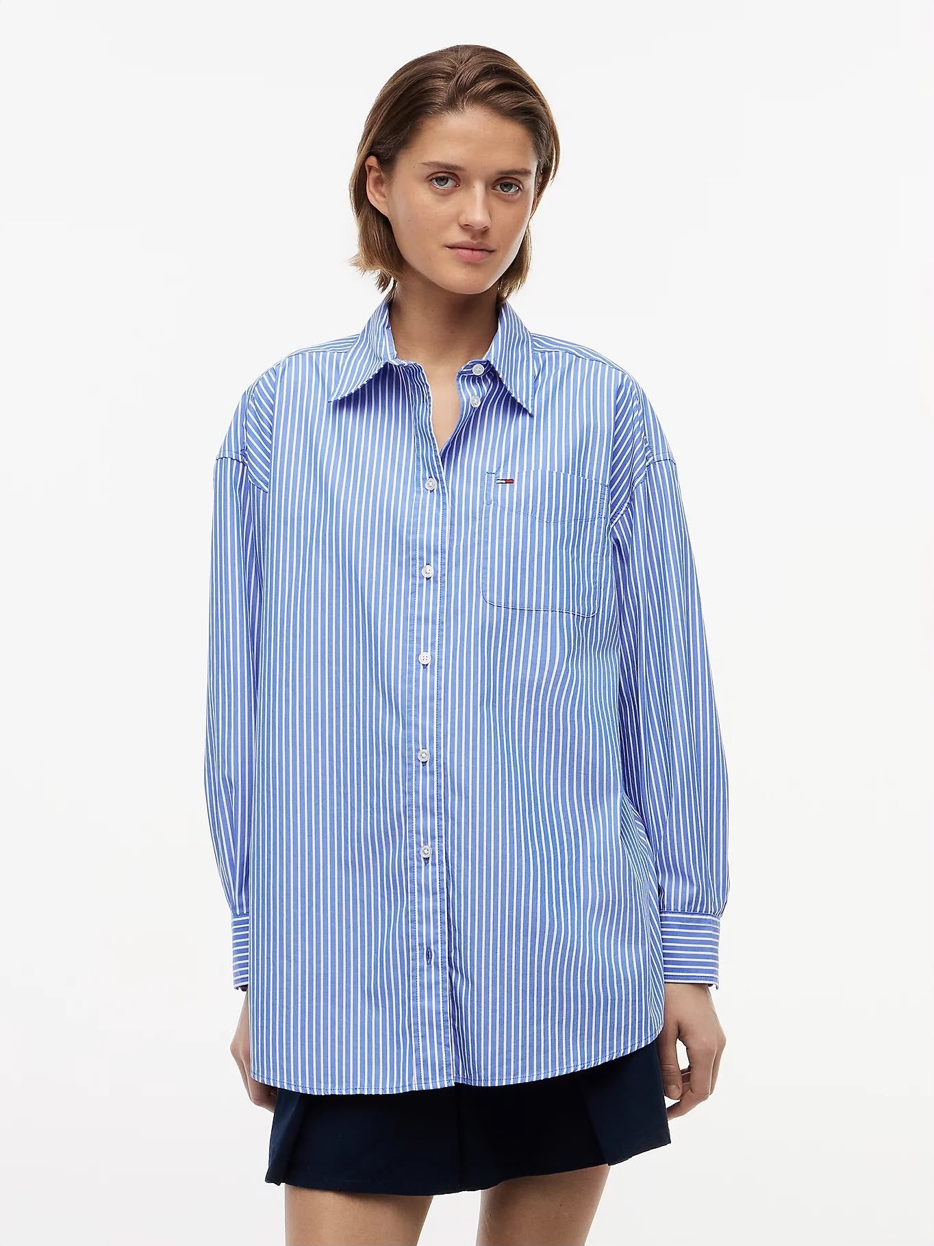 Camicia Tommy Jeans "Essential Stripe" donna