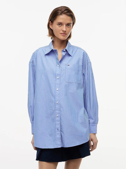 Camicia Tommy Jeans "Essential Stripe" donna