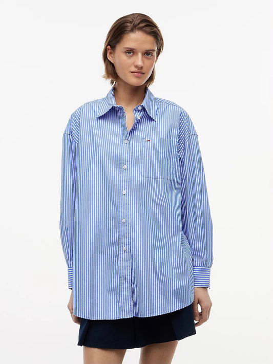 Camicia Tommy Jeans "Essential Stripe" donna
