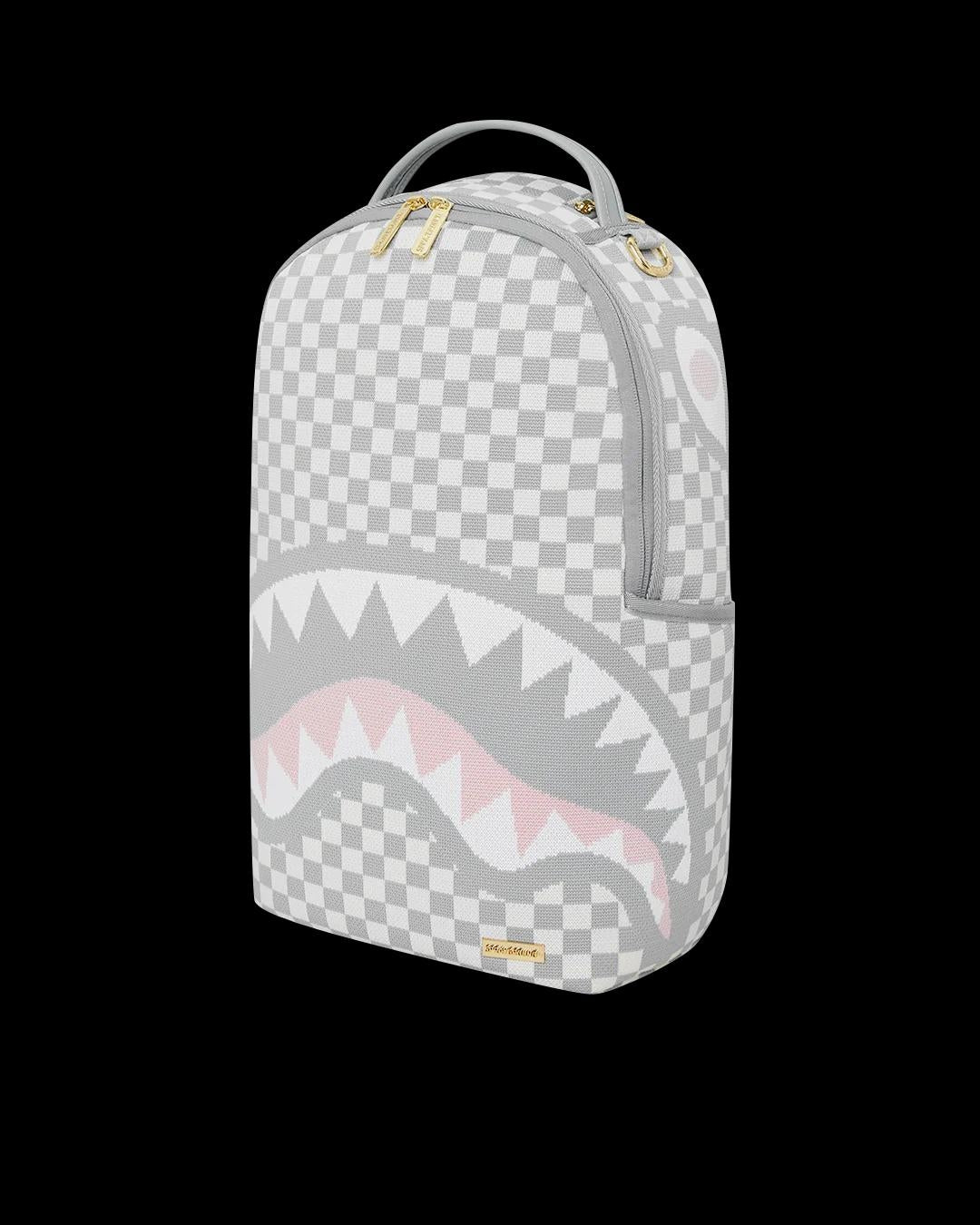 Zaino Sprayground bianco Knit sharks in paris in cream dlx backpack