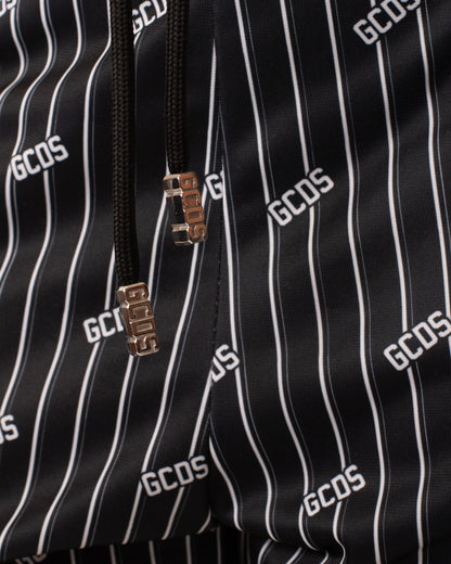 Bermuda GCDS "Pinstripe Logo" in nylon