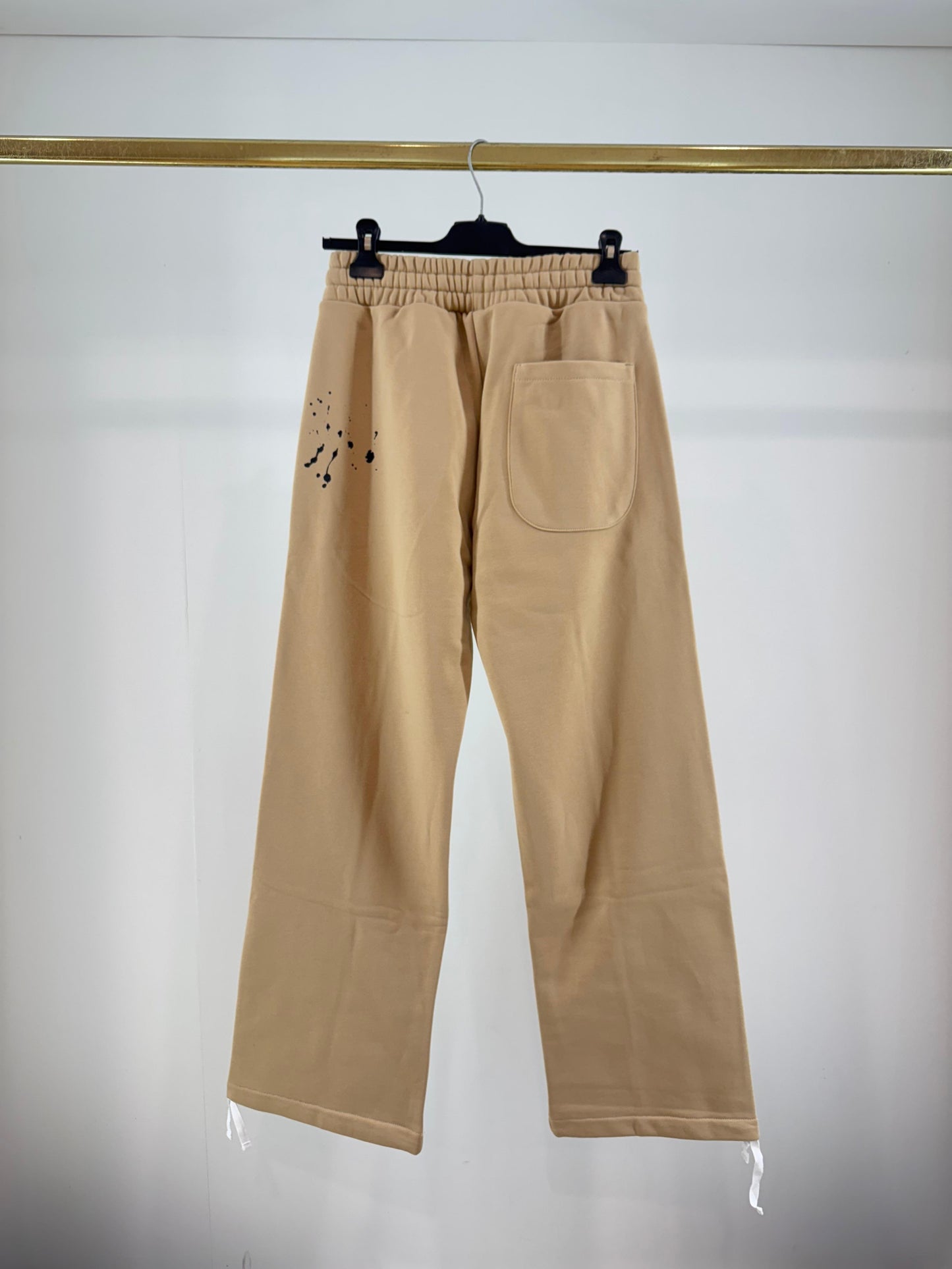Pantalone Comme des Fuckdown in felpa con nervature e stampa uomo