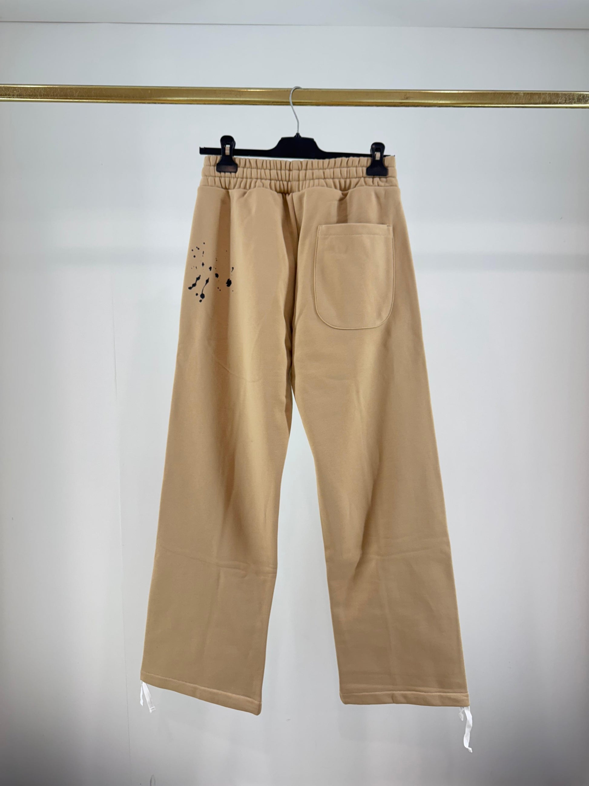 Pantalone Comme des Fuckdown in felpa con nervature e stampa uomo