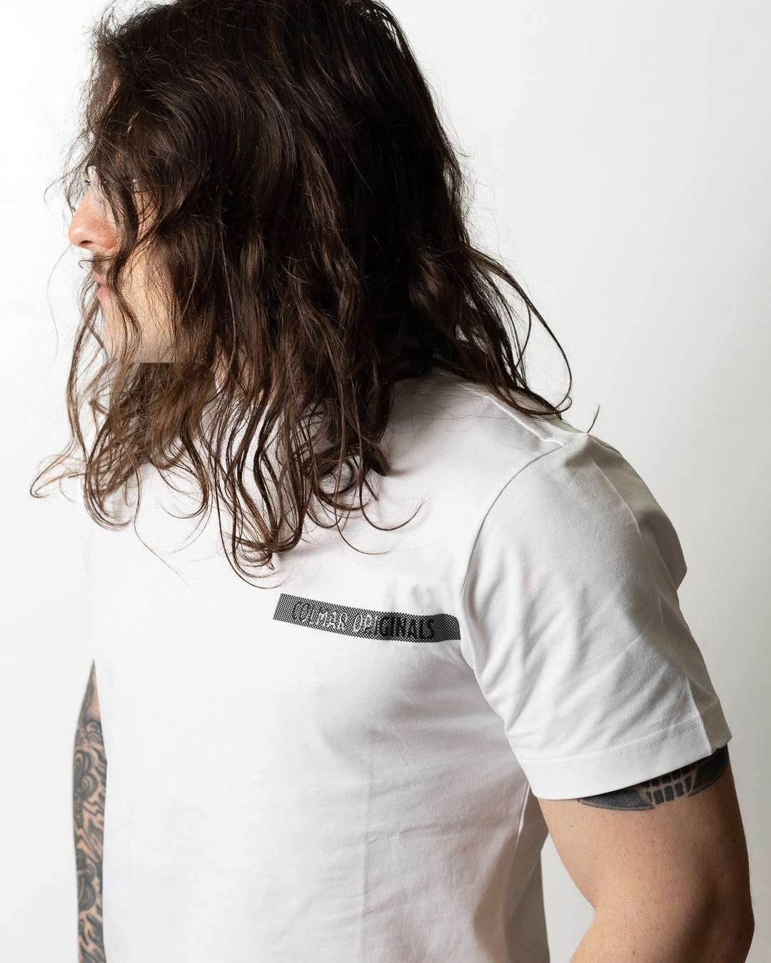 T-Shirt Colmar con fascia logata uomo