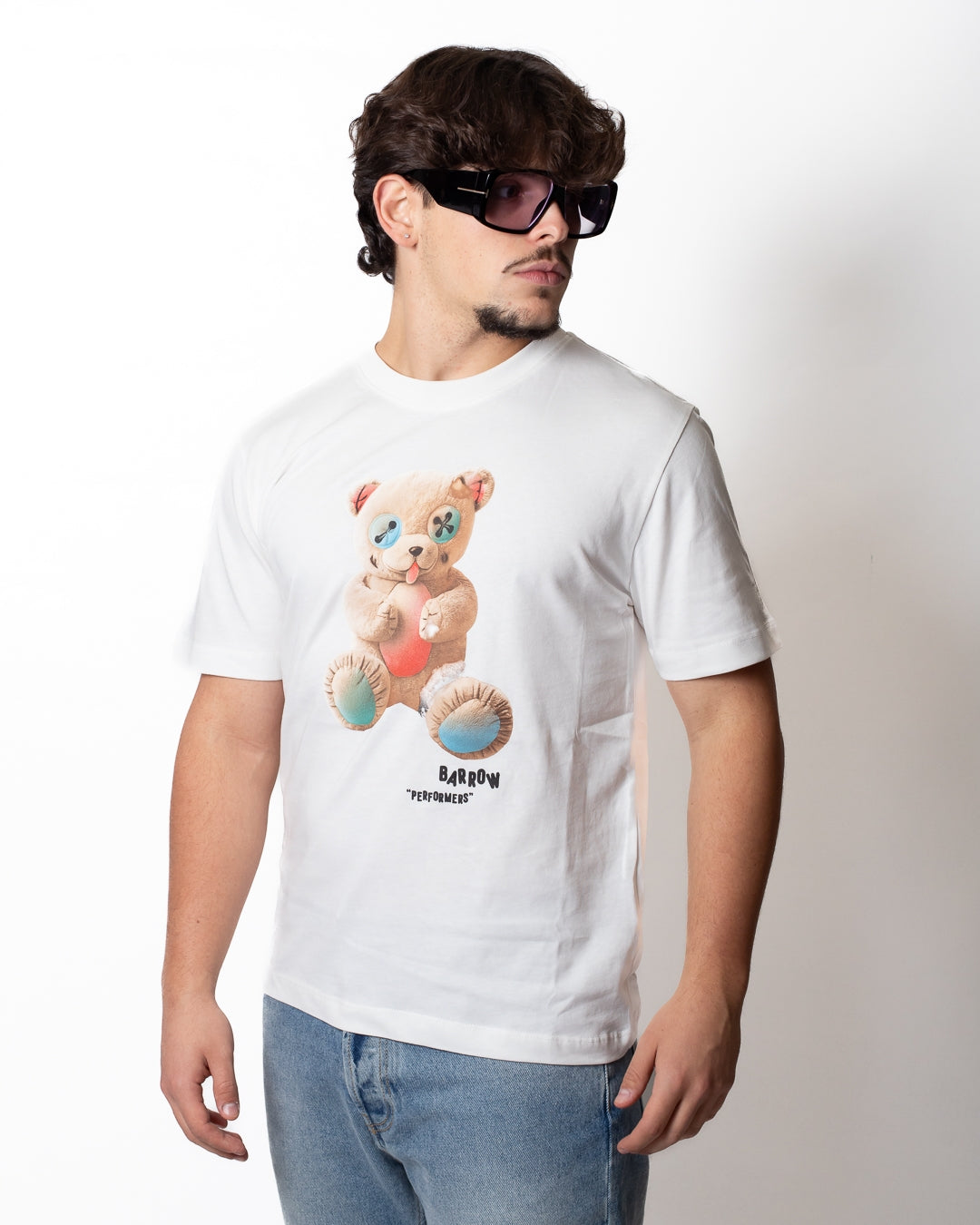 T-Shirt Barrow "Performers" con stampa Teddy