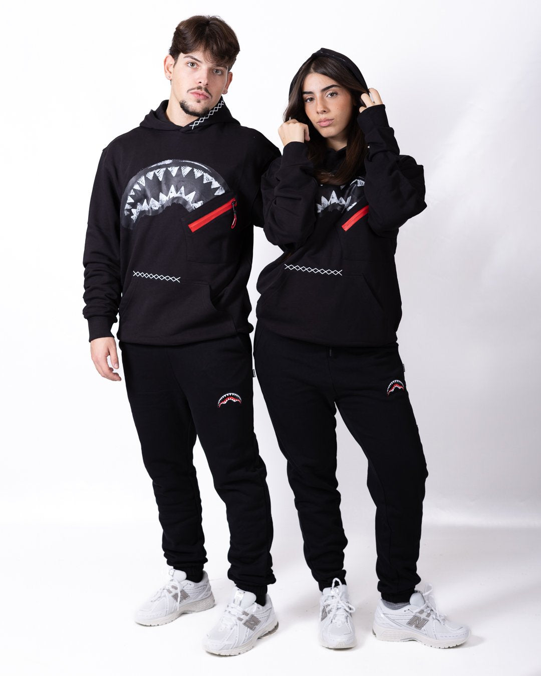 Felpa Sprayground con cappuccio, logo e dettagli ricamati