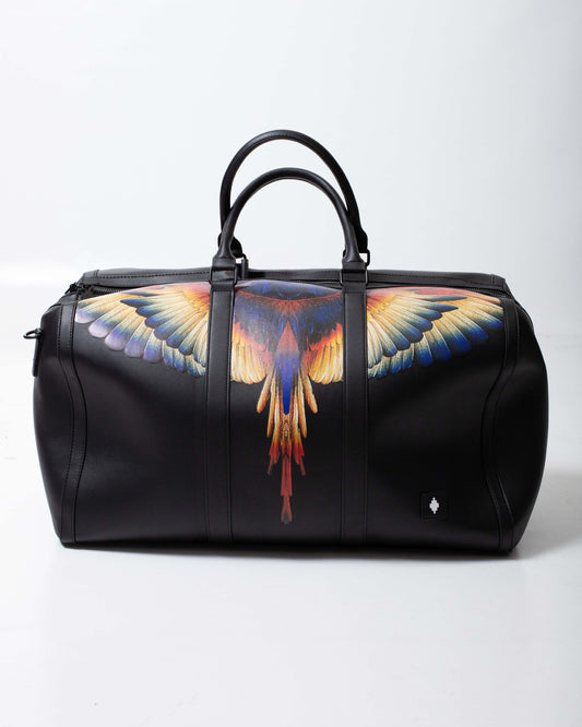 Borsone Marcelo Burlon in ecopelle wings colorfull