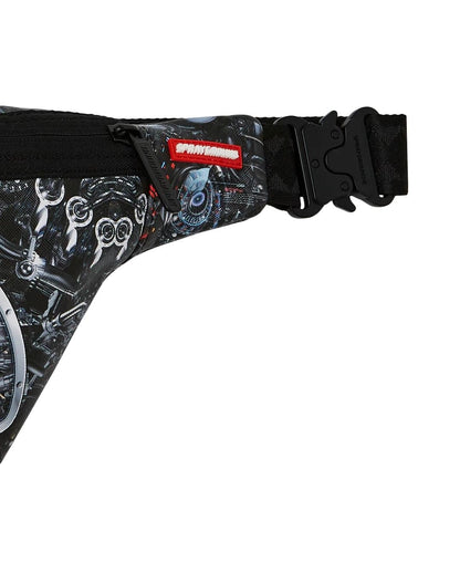 Marsupio Sprayground nero split cybershark savvy crossbody