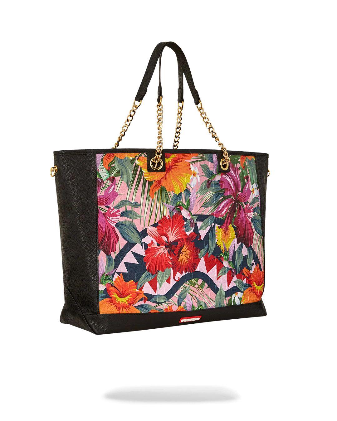 Borsa Sprayground nero hummingbird shark precision tote