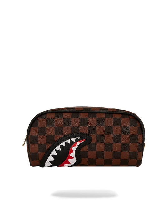 Pochette Sprayground marrone Sawtooth sharks in paris pencil pouch