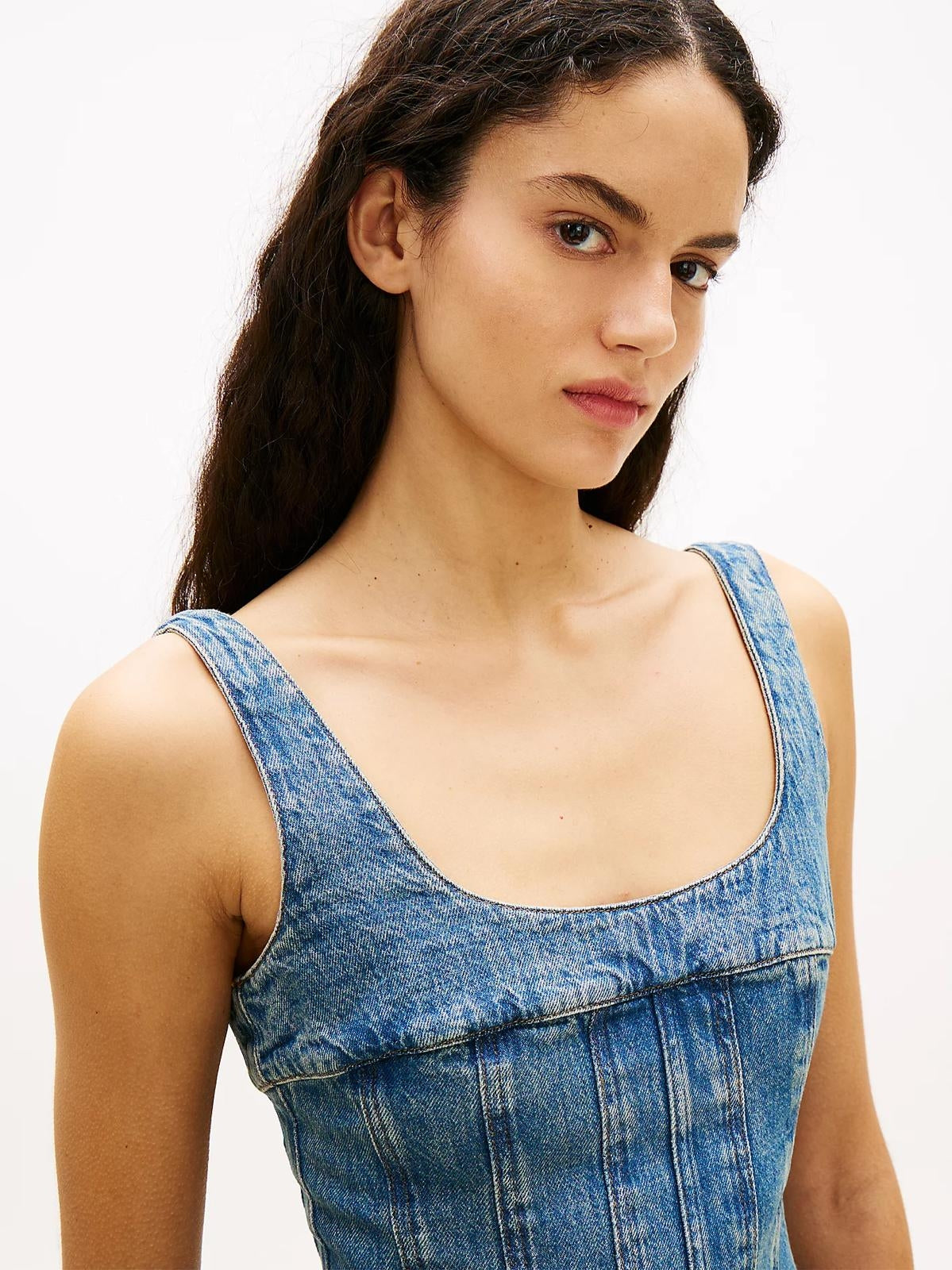 Abito Tommy Jeans in denim donna