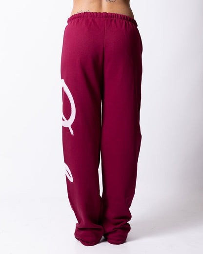 Pantalone Disclaimer con grafica "Disclaimer" stampata