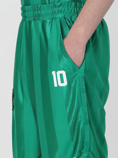 Shorts Barrow in triacetato con logo football team jersey unisex