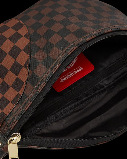 Marsupio Sprayground marrone boujee strap savvy crossbody