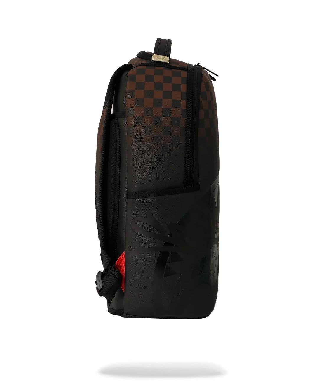 Zaino Sprayground marrone BROWN CHECK GHOST DRIP BACKPACK
