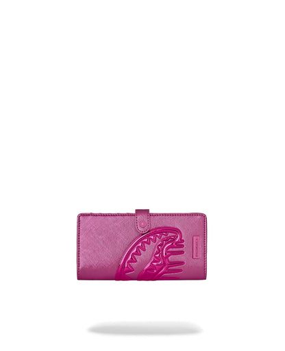 Portafoglio Sprayground rosa METALLIC PINK METALLIC DRIP SINGLE FOLD WALLET