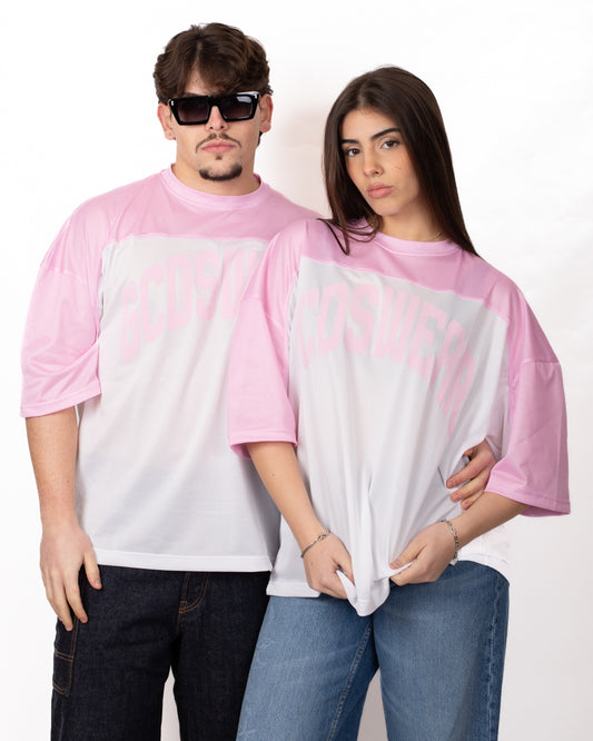 T-Shirt GCDS "Sunset" modello baseball