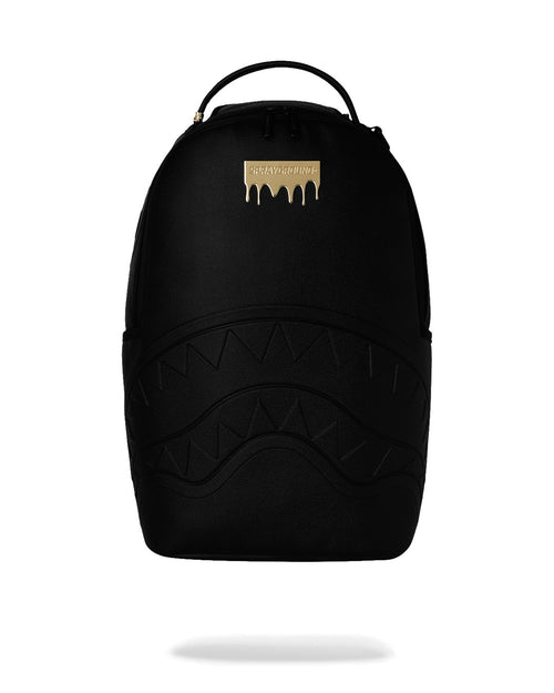 Zaino Sprayground nero GOLD DRIP LOGO DLXSV BACKPACK 