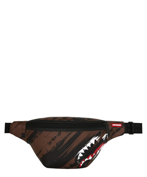 Marsupio Sprayground marrone Smeared Grunge savvy crossbody