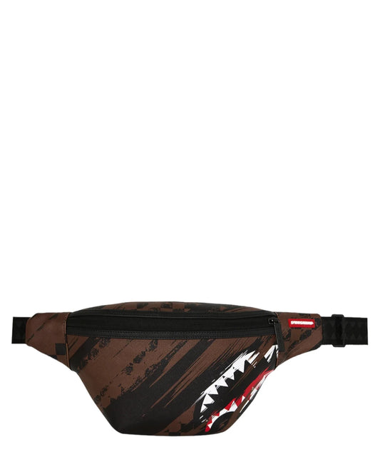 Marsupio Sprayground marrone Smeared Grunge savvy crossbody