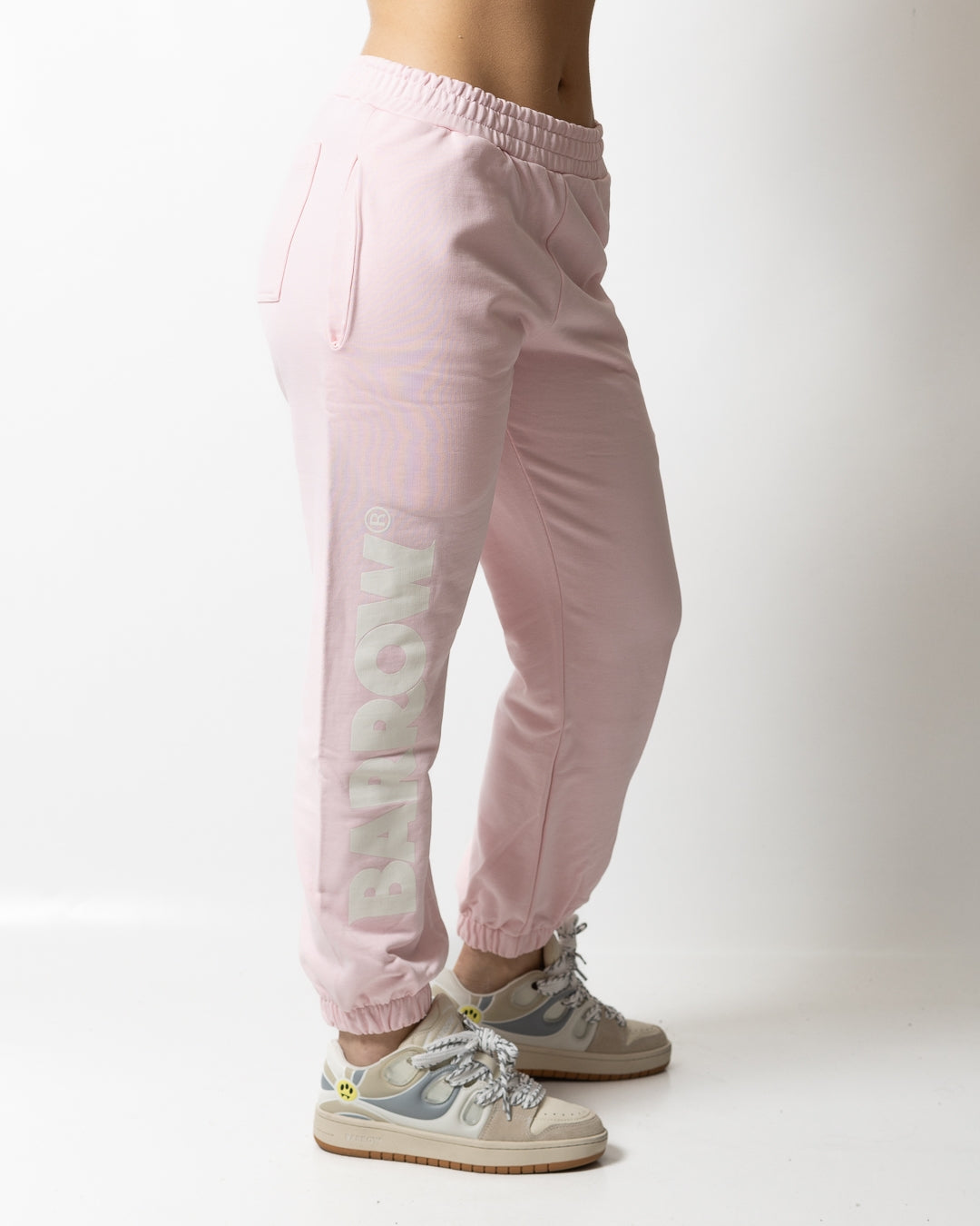 Pantalone Barrow in felpa classic con logo donna