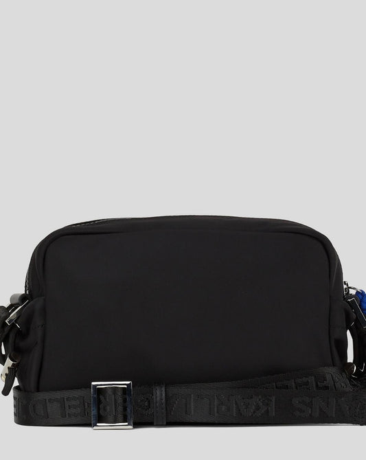 Tracolla Karl Lagerfeld Jeans con gancio e patch