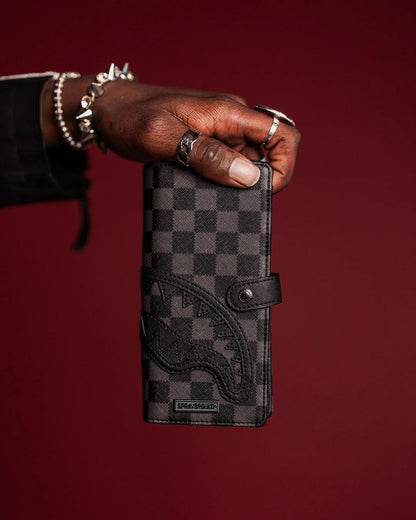 Portafoglio Sprayground nero Midnight chetau single-fold wallet