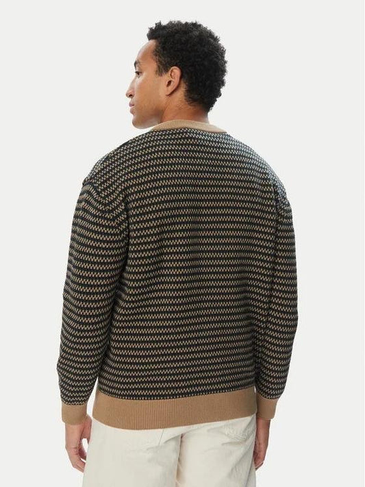 Cardigan Lacoste jacquard con logo ricamato